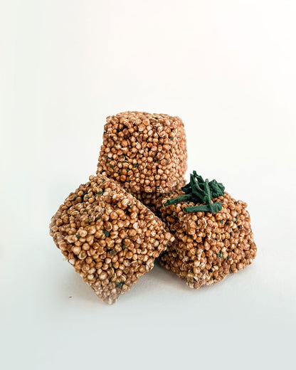 Snacks de espirulina mix de amaranto y chocolate